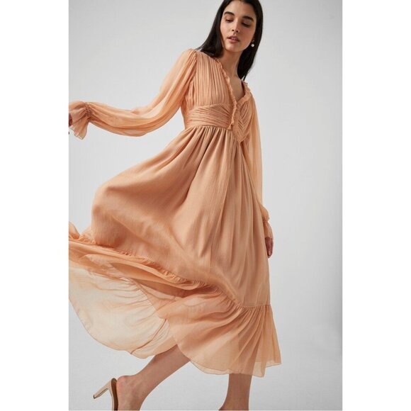 NWT FRENCH CONNECTION Recycled Midi Dress Size US 6 - Picture 1 of 10
